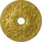 Ekena Millwork Jamie Ceiling Medallion (Fits Canopies up to 3 7/8"), 23 5/8"OD x 3 7/8"ID x 2 1/8"P, Rich Gold CM23JARGS - alternate 1